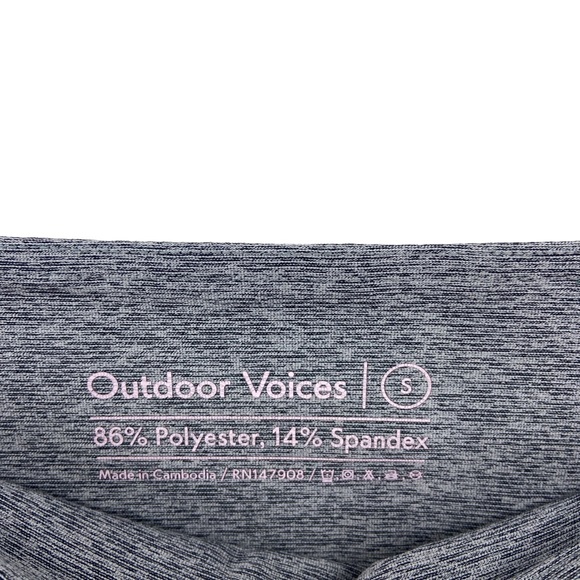 OUTDOOR VOICES Leggings Running Yoga Gym Active, Cropped, Raw Hem - Picture 8 of 8